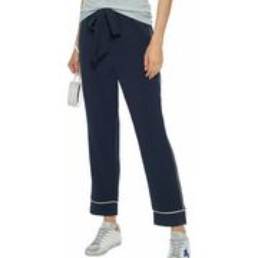 GANNI Navy Blue Casual Pants